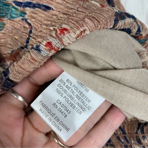 Joie NWT sparkle floral long sleeve top Large - Picture 4 of 5